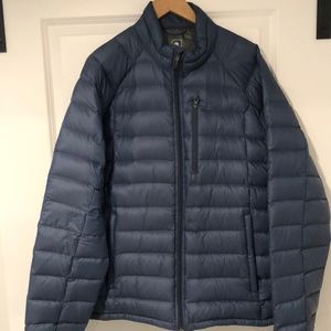 EMS Light weight blue puff coat.